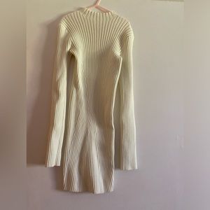 Dress I just used one time for Christmas, Bodycon dress,white,high neck,sweater